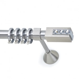 CHAMPION Square - Nickel Satined - Φ25