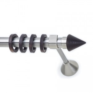 MABA WOOD - Nickel Satined - Φ25