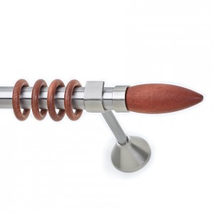 EVO WOOD - Nickel Satined - Φ25