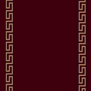 LYDIA - 2127A RED - Διάδρομος 100cm Φάρδος