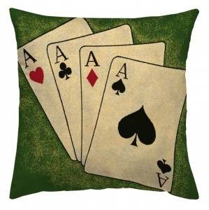 POKER ACES - 45x45cm