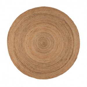 ROUND JUTE - Plain Natural - Διάμετρος 120cm