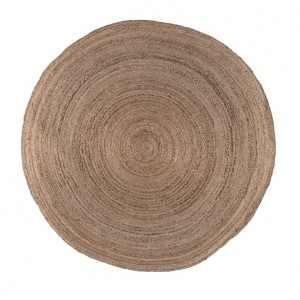 ROUND JUTE - Grey Natural - Διάμετρος 120cm